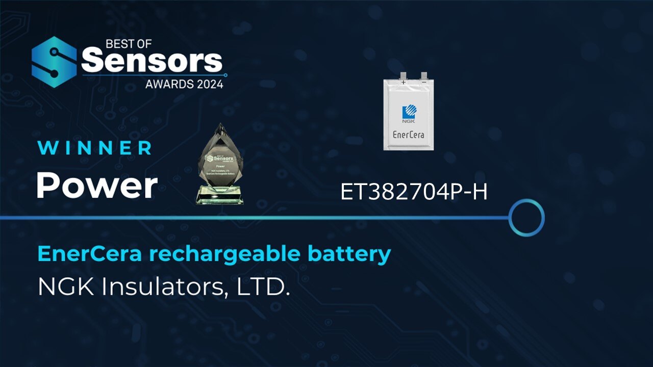 Sensors Converge 2024でAwardを受賞 新着情報 EnerCera（エナセラ） ｜日本ガイシ株式会社